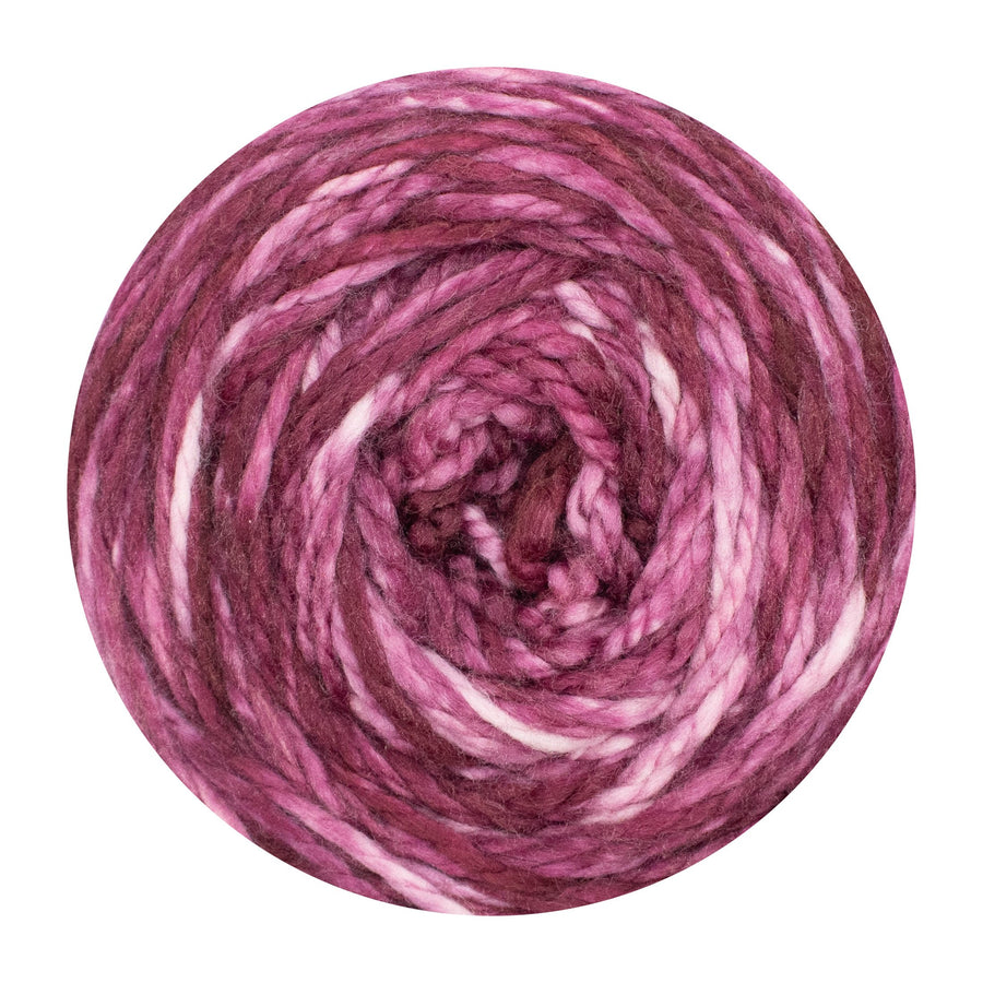 2ply bulky hand dyed sock yarn, naturally dyed, purple 