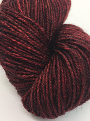 Chocolate Cherry<br>Blue Faced Leicester+Nylon