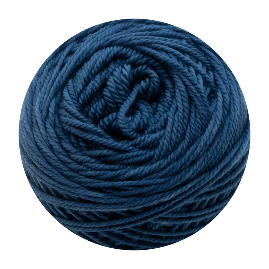 Naturally dyed pure merino in Cowboyster - Indigo blue colourway