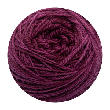 Naturally dyed pure merino in Magnette - wine burgendy colourway
