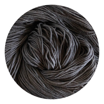 Naturally dyed pure merino in MidnightRider - charcoal grey colourway