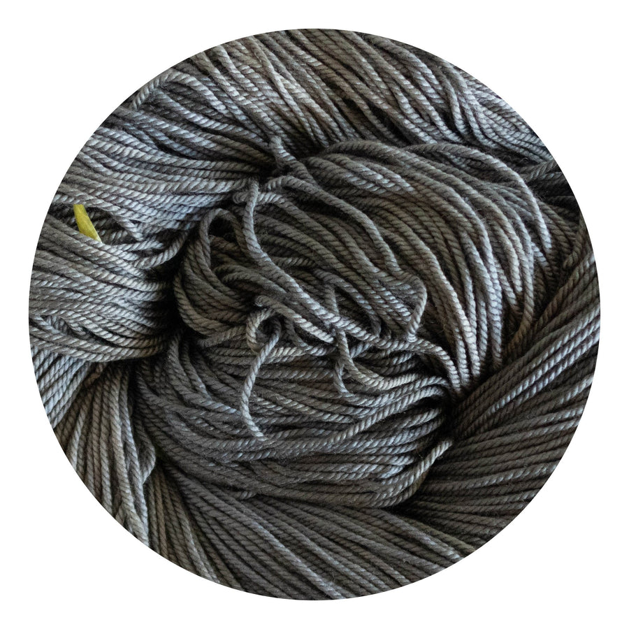 Naturally dyed pure merino in NightOwl - medium grey colourway